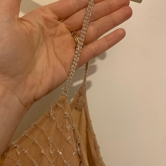 Jenny Yoo Beaded Bridesmaid Dress Light Pink Size Small - Picture 4 of 14